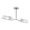 Rabalux - Badkamer hanglamp met vaste pendel 2xE14/12W/230V IP44 glanzend chroom