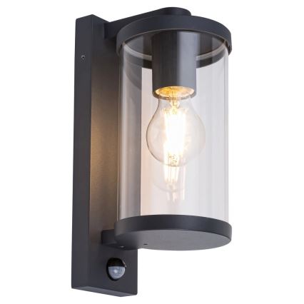 Rabalux - Buiten wandlamp met sensor 1xE27/60W/230V IP44