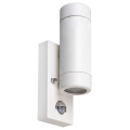 Rabalux - Buiten wandlamp met sensor 2xGU10/10W/230V IP44 wit