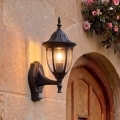 Rabalux - Buitenwandlamp met sensor 1xE27/60W/230V IP43 zwart