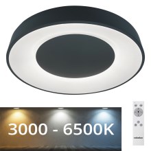 Rabalux - Dimbare LED Plafond Lamp LED/38W/230V zwart + afstandsbediening 3000-6500K