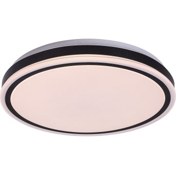Rabalux - dimbare LED-plafondlamp LED/20W/230V 3000-6500K Ø 38,5 cm zwart + afstandsbediening