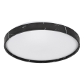 Rabalux - Dimbare LED plafondlamp LED/24W/230V 3000-6500K Ø 38 cm zwart + afstandsbediening