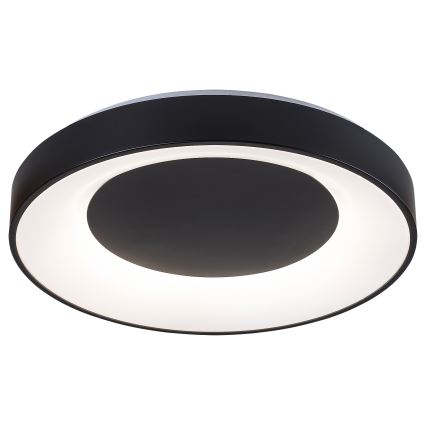Rabalux - Dimbare LED Plafondlamp LED/38W/230V zwart 3000-6500K + afstandsbediening diameter 48 cm
