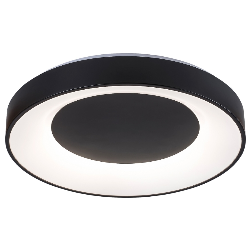 Rabalux - Dimbare LED Plafondlamp LED/38W/230V zwart 3000-6500K + afstandsbediening diameter 48 cm