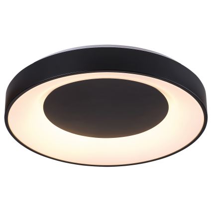 Rabalux - Dimbare LED Plafondlamp LED/38W/230V zwart 3000-6500K + afstandsbediening diameter 48 cm