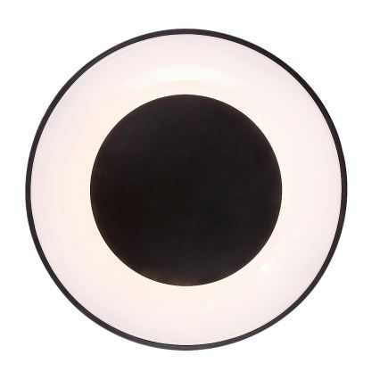 Rabalux - Dimbare LED Plafondlamp LED/38W/230V zwart 3000-6500K + afstandsbediening diameter 48 cm