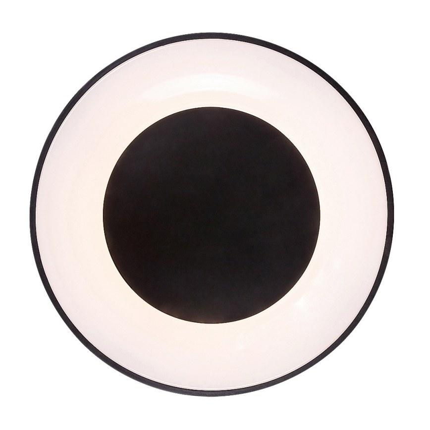 Rabalux - Dimbare LED Plafondlamp LED/38W/230V zwart 3000-6500K + afstandsbediening diameter 48 cm