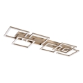 Rabalux - Dimbare LED plafondlamp LED/40W/230V 3000-6500K 33x100 cm goudkleurig + afstandsbediening