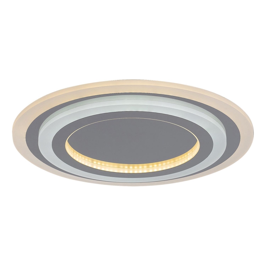 Rabalux - Dimbare LED Plafondlamp LED/56W/230V 3000/4000/6000K mat chroom + afstandsbediening