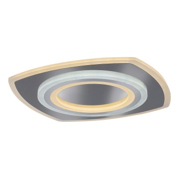 Rabalux - Dimbare LED Plafondlamp LED/60W/230V 3000/4000/6000K mat chroom + afstandsbediening