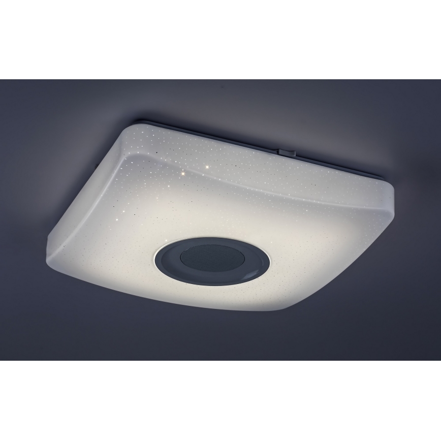 Rabalux - Dimbare LED RGB Plafond Lamp met Luidspreker LED/18W/230V + afstandsbediening