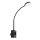 Rabalux - Dimbare zwarte LED-wandlamp LED/4W/230V met USB-poort voor in het stopcontact