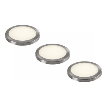 Rabalux - Ensemble de 3 éclairages LED dimmables pour armoire LED/1W/230V 4000K