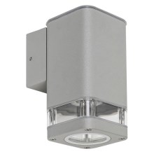 Rabalux - Grijze buiten wandlamp 1x GU10 / 25W / 230V IP44