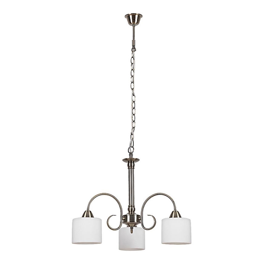 Rabalux - Hanglamp 3xE27/60W/230V brons