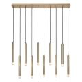 Rabalux - Hanglamp aan een koord 10xG9/5W/230V goud