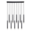 Rabalux - Hanglamp aan een koord 10xG9/5W/230V zwart