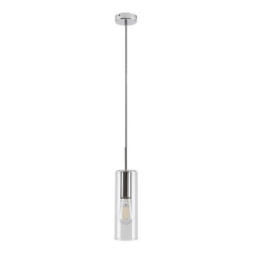 Rabalux - Hanglamp aan een koord 1xE27/40W/230V doorzichtig/glanzend chroom