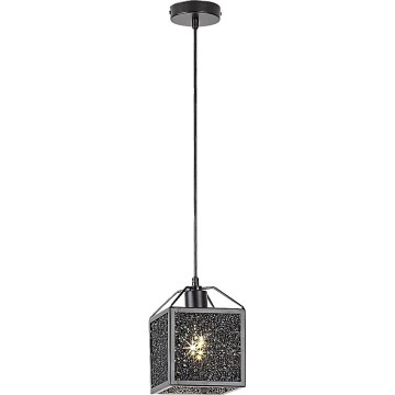 Rabalux - Hanglamp aan een koord 1xE27/40W/230V zwart