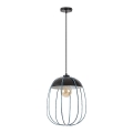 Rabalux - Hanglamp aan een koord 1xE27/60W/230V zwart/blauw