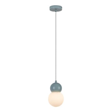 Rabalux - Hanglamp aan een koord 1xG9/38W/230V blauw