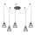 Rabalux - Hanglamp aan een koord 5xE27/40W/230V spin zwart/beuken