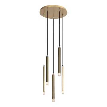 Rabalux - Hanglamp aan een koord 5xG9/5W/230V goud