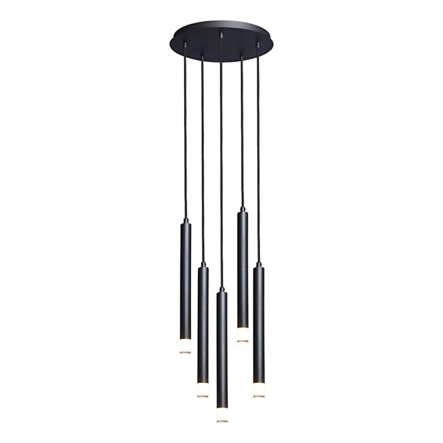 Rabalux - Hanglamp aan een koord 5xG9/5W/230V zwart