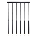 Rabalux - Hanglamp aan een koord 6xG9/5W/230V zwart