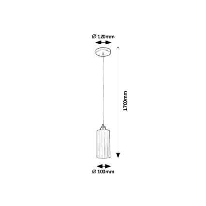 Rabalux - Hanglamp aan een koord E27/40W/230V