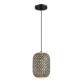 Rabalux - Hanglamp aan kabel 1xE27/40W/230V rotan
