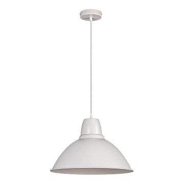 Rabalux - Hanglamp met kabel 1xE27/60W/230V Ø 36 cm wit