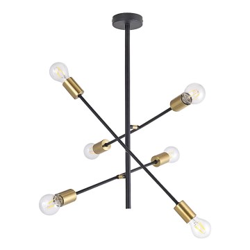 Rabalux - Hanglamp met vaste pendel 6xE27/15W/230V