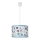 Rabalux - Kinder hanglamp aan een koord 1xE27/40W/230V blauw