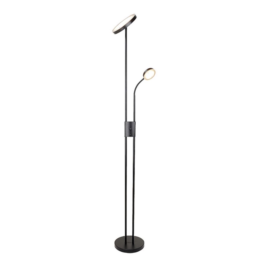 Rabalux - Lampadaire LED à intensité variable LED/18,5W/230V + LED/4,5W noir