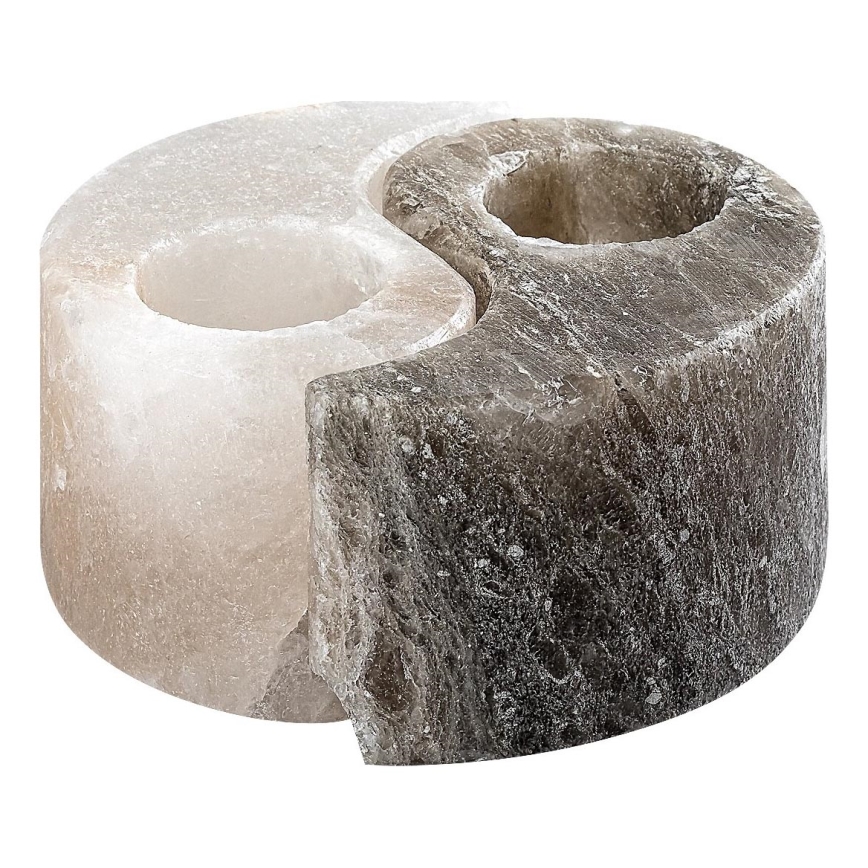 Rabalux - Lampe de sel - bougeoir gris/blanc
