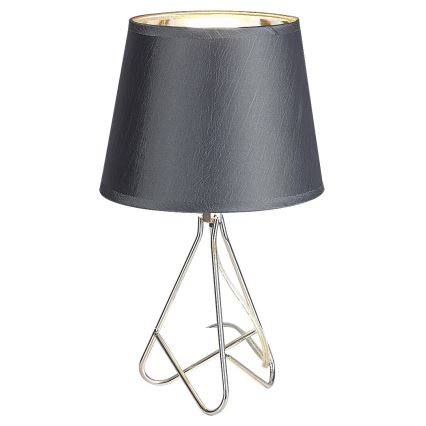 Rabalux - Lampe de table 1xE14/40W/230V gris/chrome brillant