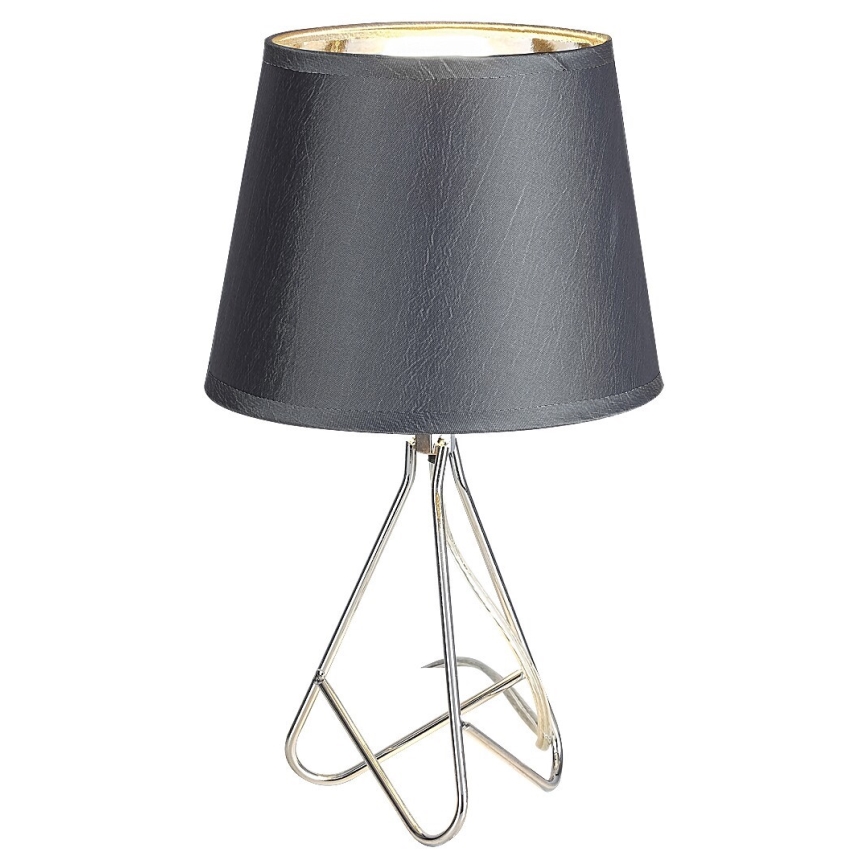 Rabalux - Lampe de table 1xE14/40W/230V gris/chrome brillant