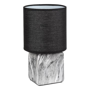 Rabalux - Lampe de table 1xE14/40W/230V noir/effet marbre