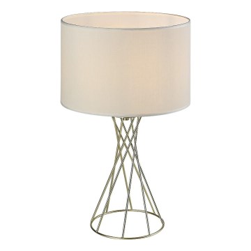 Rabalux - Lampe de table 1xE27/40W/230V dorée/blanche