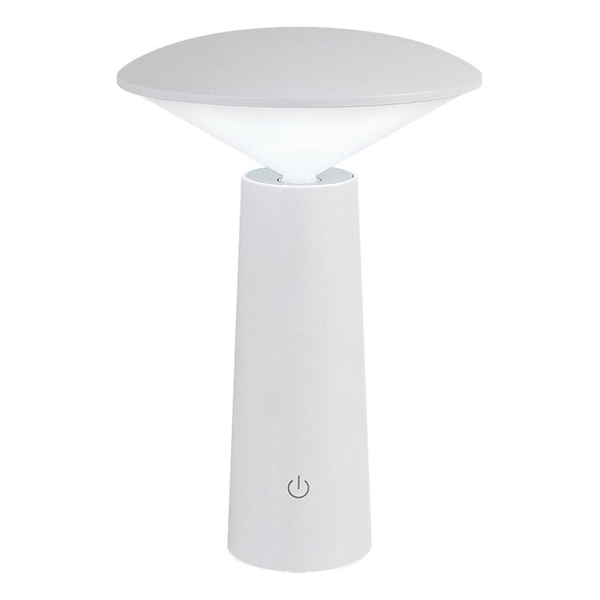 Rabalux - Lampe de table tactile rechargeable et à intensité variable POLPERRO LED/3W/3,7V 1200mAh blanc