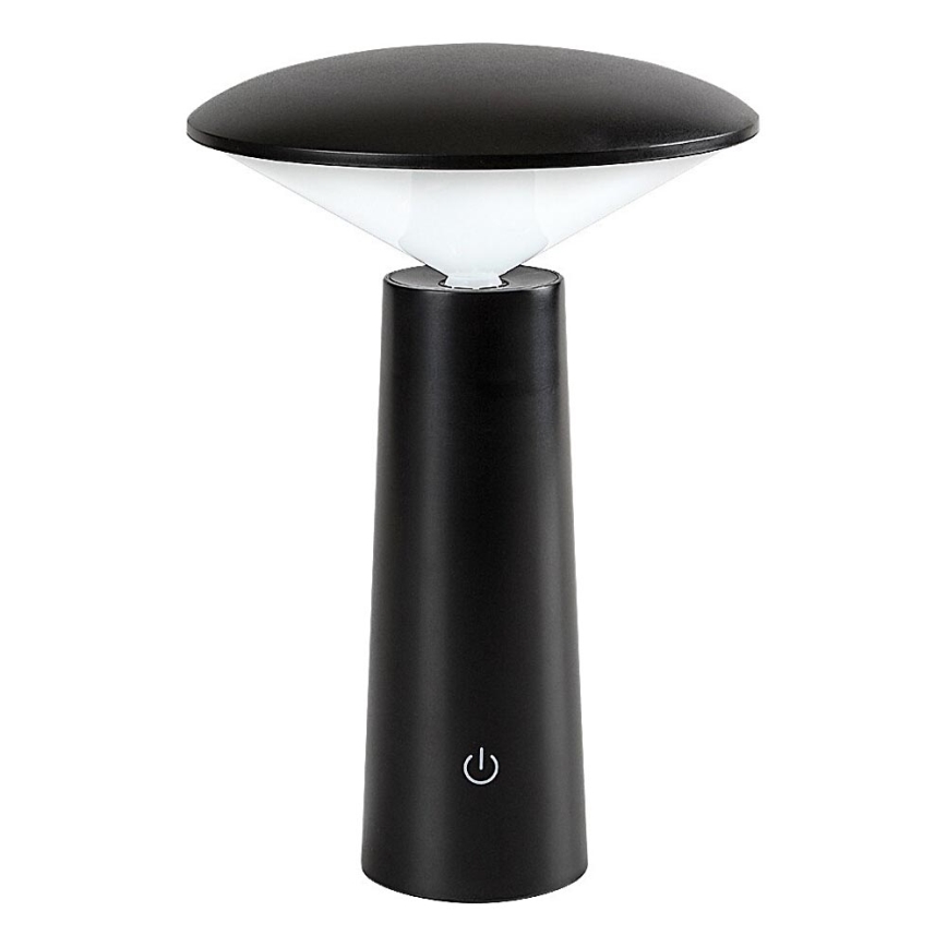 Rabalux - Lampe de table tactile rechargeable et à intensité variable POLPERRO LED/3W/3,7V 1200mAh noir