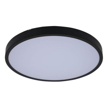 Rabalux - LED Badkamer plafondlamp LED/12W/230V 3000/4000/6000K IP44 diameter 25,5 cm zwart