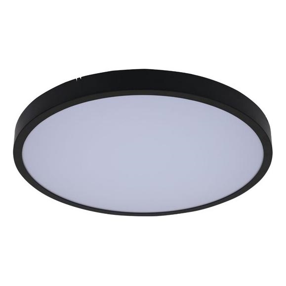 Rabalux - LED Badkamer plafondlamp LED/12W/230V 3000/4000/6000K IP44 diameter 25,5 cm zwart