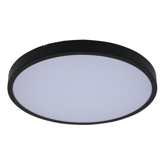 Rabalux - LED Badkamer plafondlamp LED/18W/230V 3000/4000/6000K IP44 diameter 30,5 cm zwart