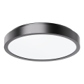 Rabalux - LED Badkamer plafondlamp LED/18W/230V IP44 4000K diameter 25 cm zwart