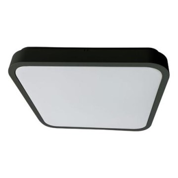 Rabalux - LED Badkamer plafondlamp LED/24W/230V 3000/4000/6000K IP44 29x29 cm zwart