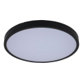 Rabalux - LED Badkamer plafondlamp LED/24W/230V 3000/4000/6000K IP44 diameter 35,5 cm zwart