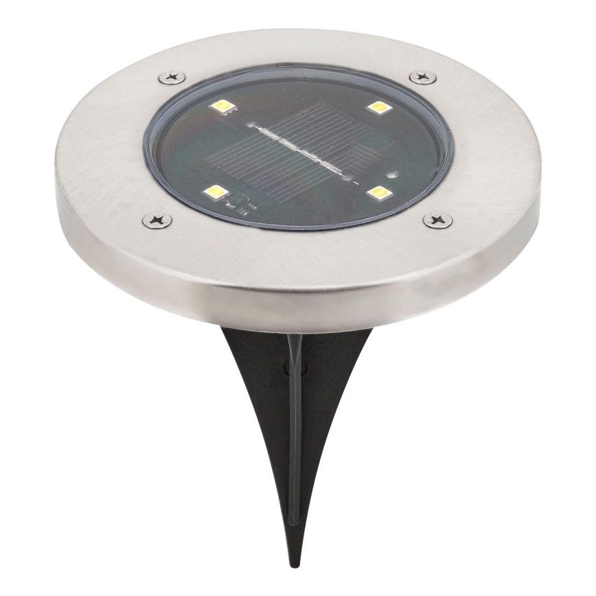 Rabalux - LED Buiten zonne-energie lamp met sensor LED/0,24W/1xAA 400 mAh zwart IP44